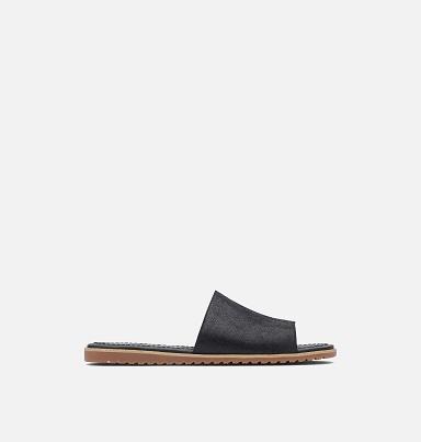 Sorel Ella Shoes UK - Womens Sandals Black (UK3021457)